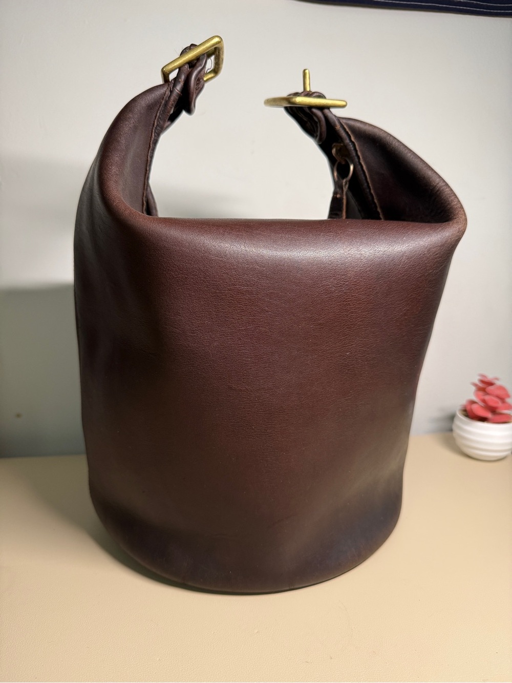 Vintage Coach XL Duffle Sac - Style 9085- Mahogany